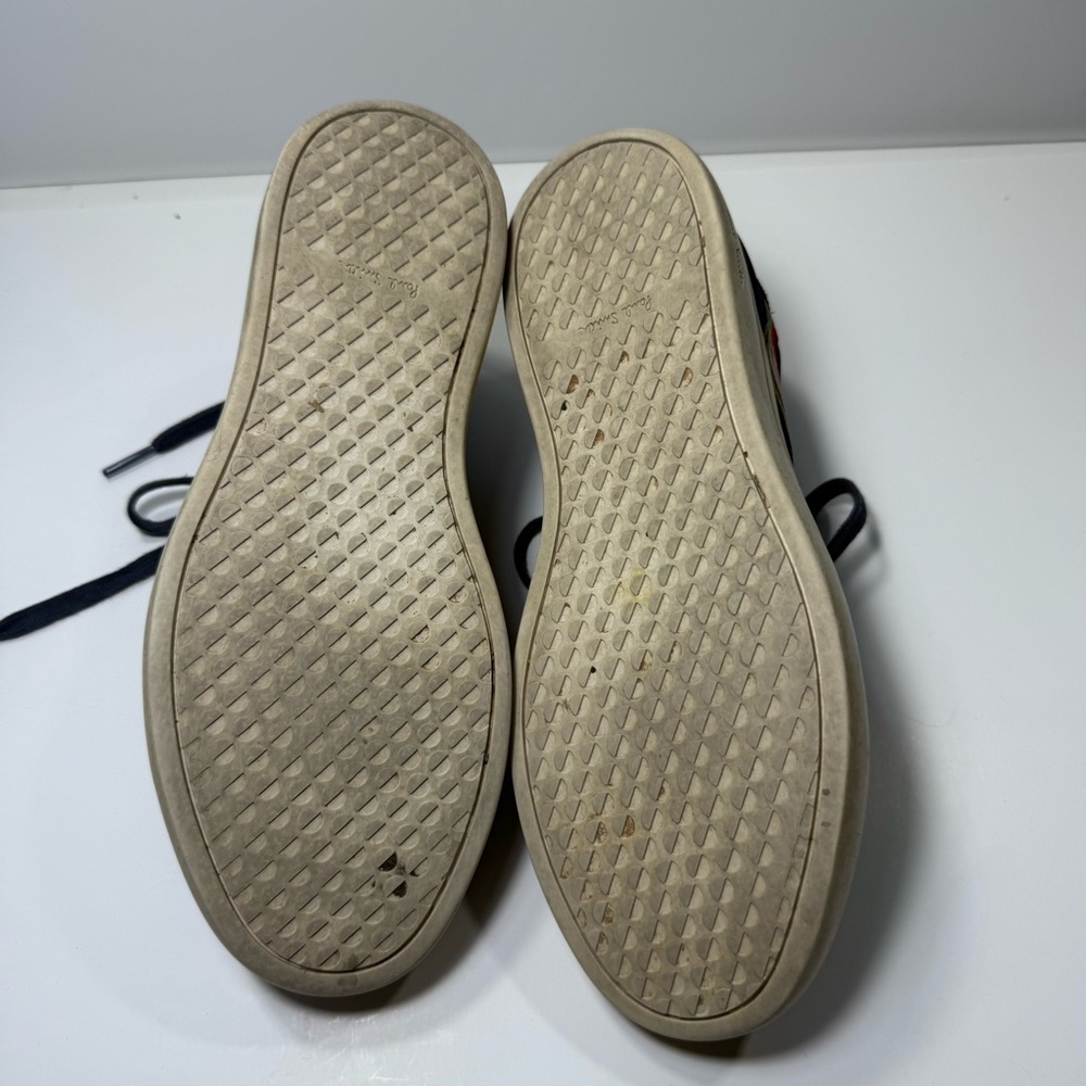 Paul Smith Navy Leather Sneakers - Picture 10 of 10